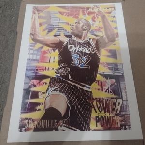 NEW!💯 SHAQUILLE O'NEAL ORLANDO MAGIC 8.5x11 VINTAGE PREMIUM ULTRA GLOSSY POSTER